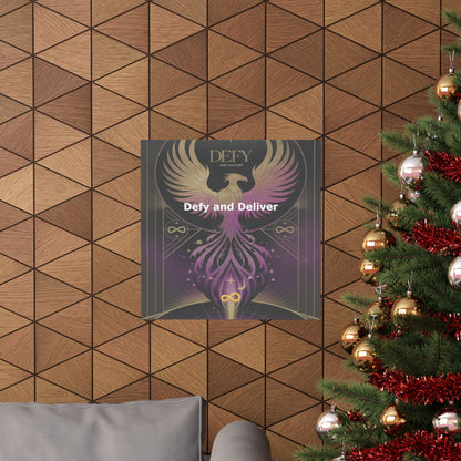 Defy and Deliver - Matte Vertical Posters