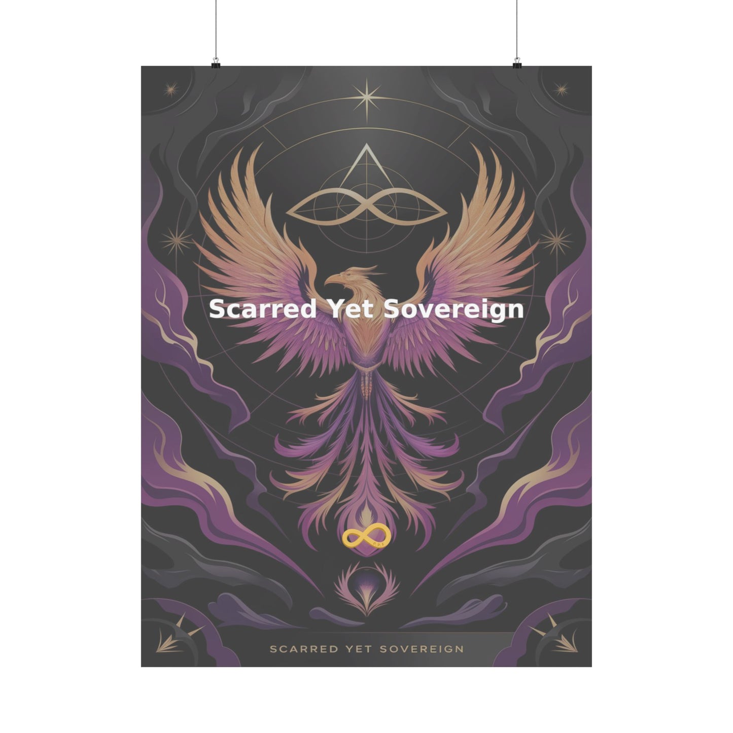 Scarred Yet Sovereign - Matte Vertical Posters