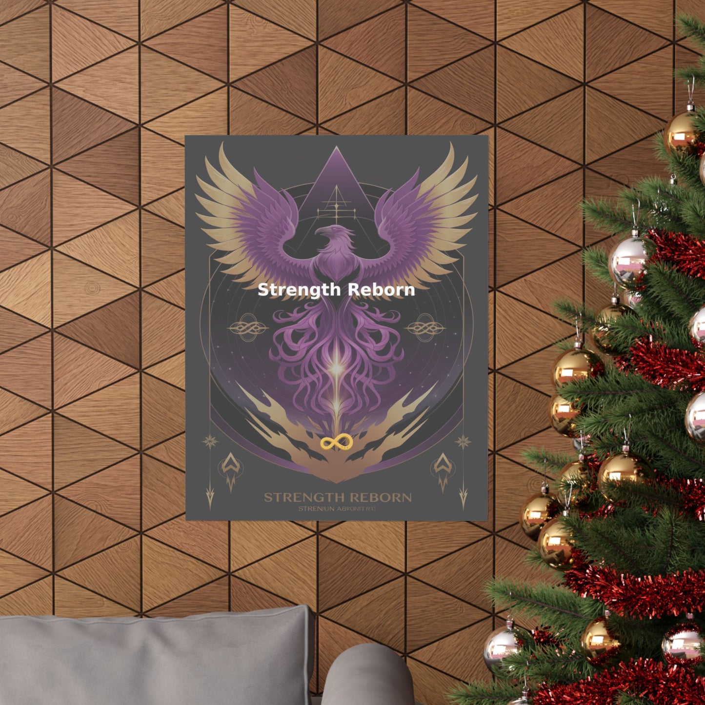 Strength Reborn - Matte Vertical Posters