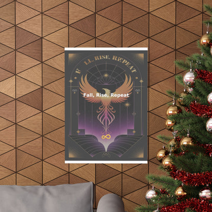 Fall, Rise, Repeat - Matte Vertical Posters
