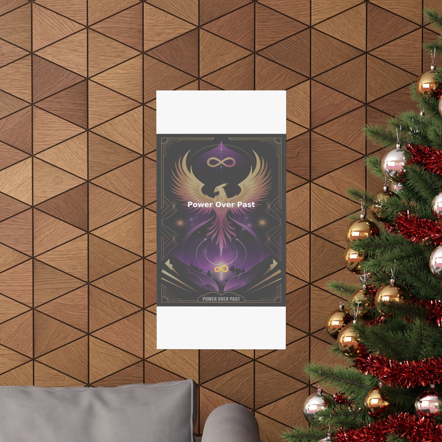 Power Over Past - Matte Vertical Posters