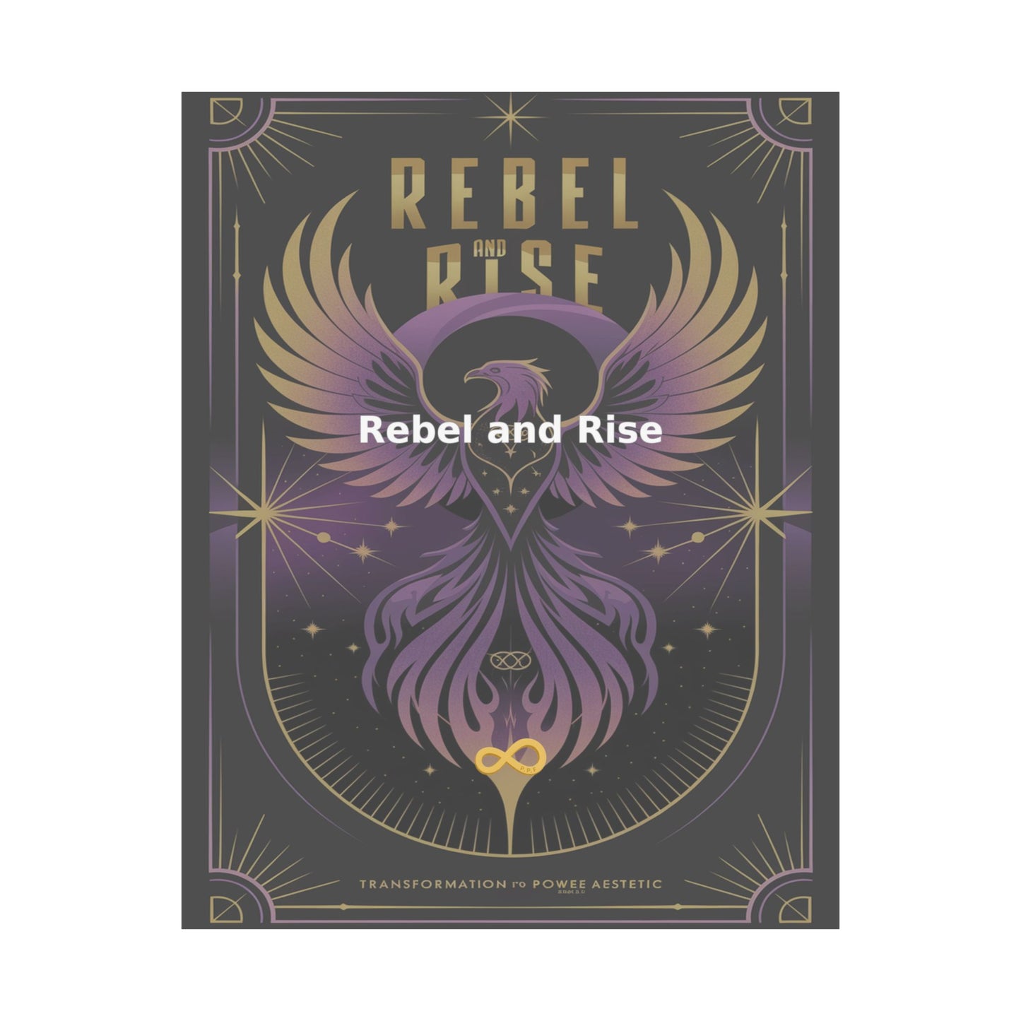 Rebel and Rise - Matte Vertical Posters