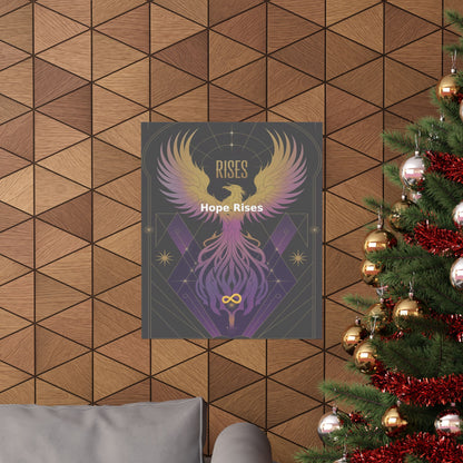 Hope Rises - Matte Vertical Posters