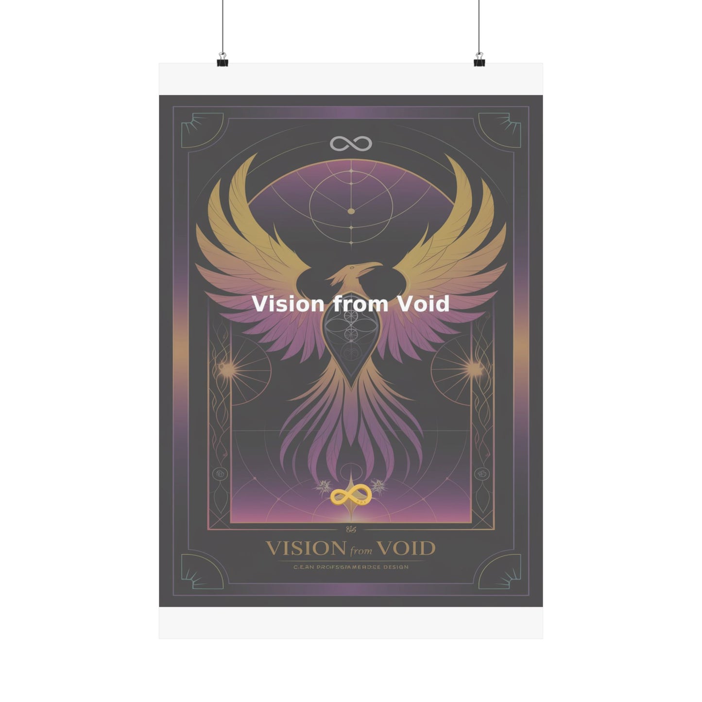 Vision from Void - Matte Vertical Posters