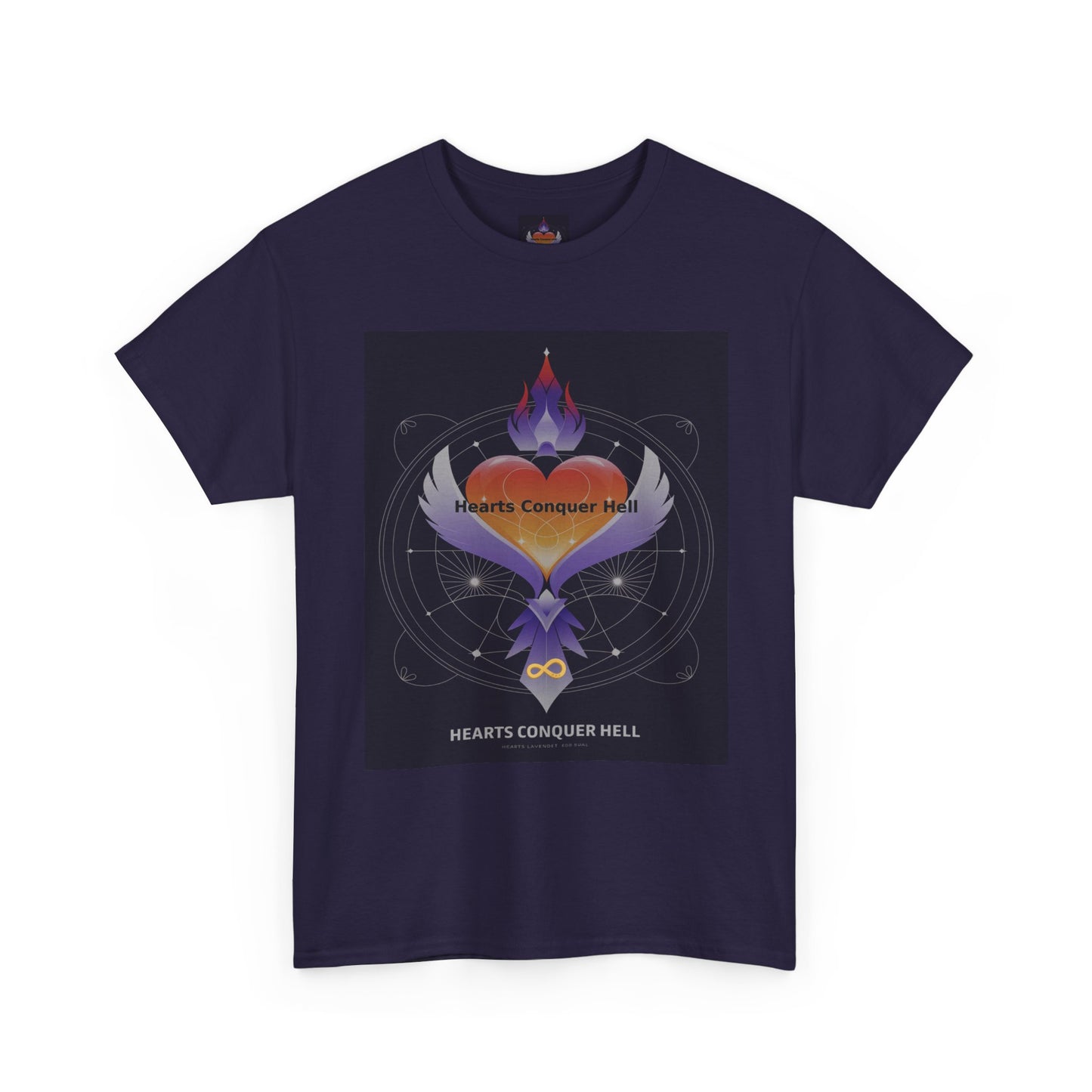 Hearts Conquer Hell - Unisex Heavy Cotton Tee