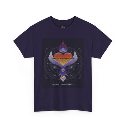 Hearts Conquer Hell - Unisex Heavy Cotton Tee