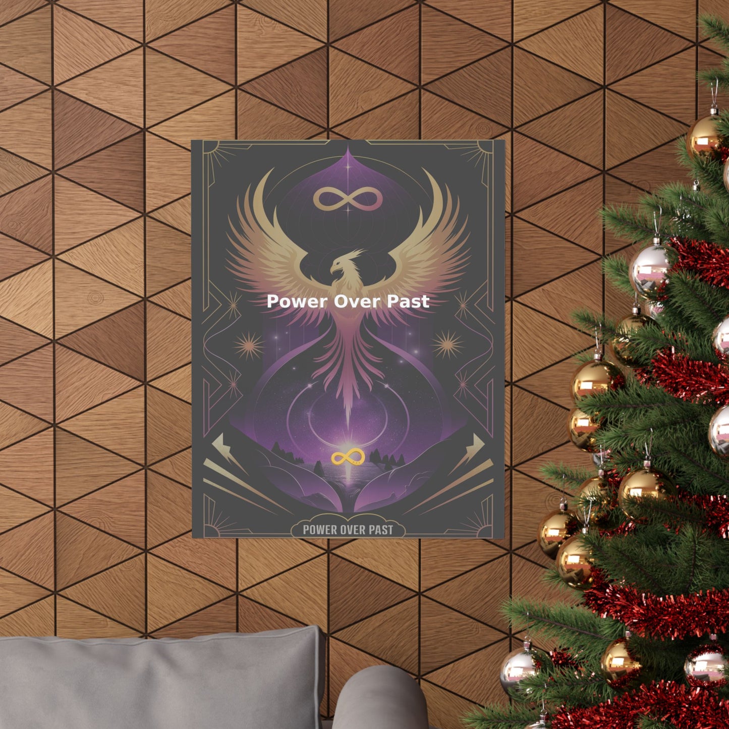 Power Over Past - Matte Vertical Posters