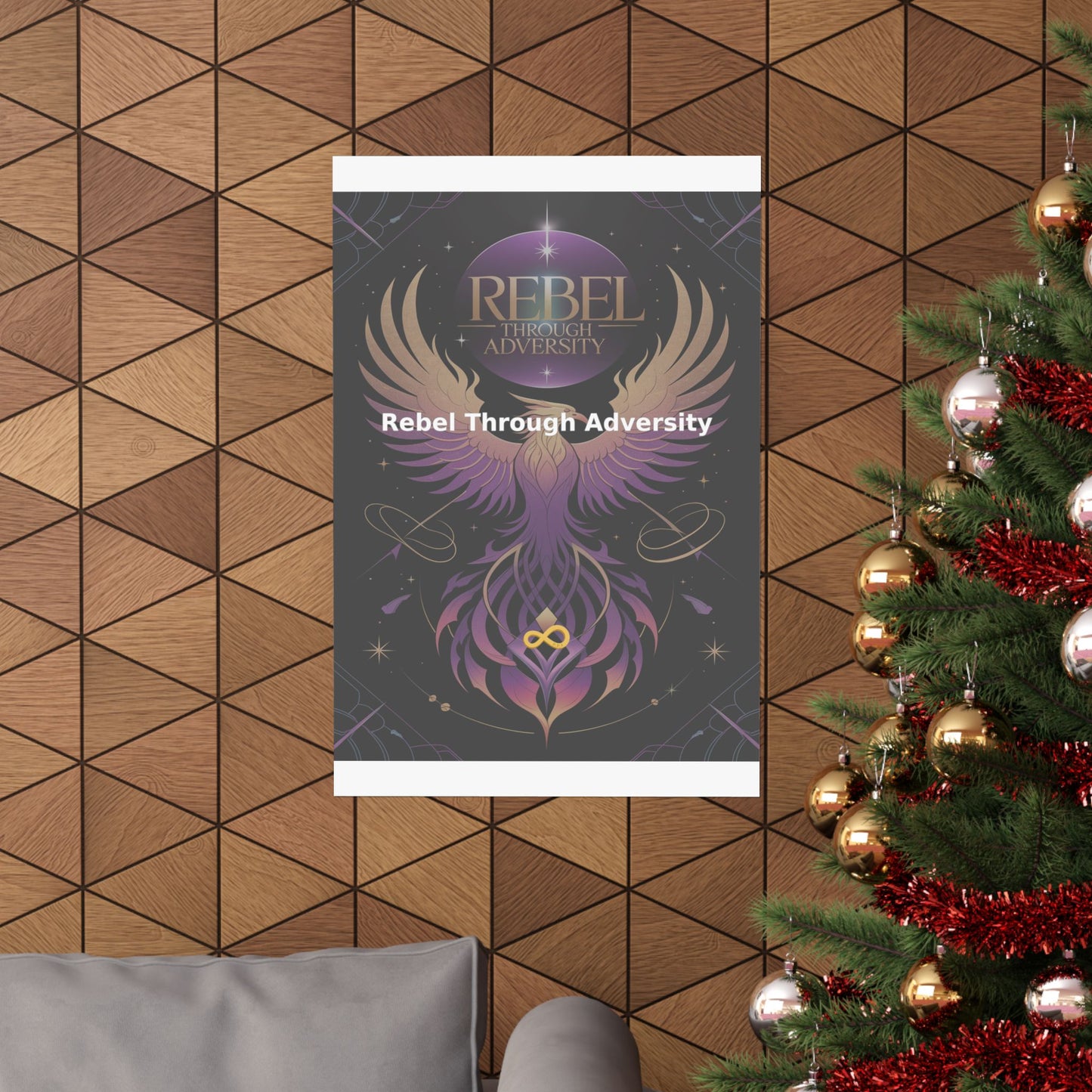 Rebel Through Adversity - Matte Vertical Posters