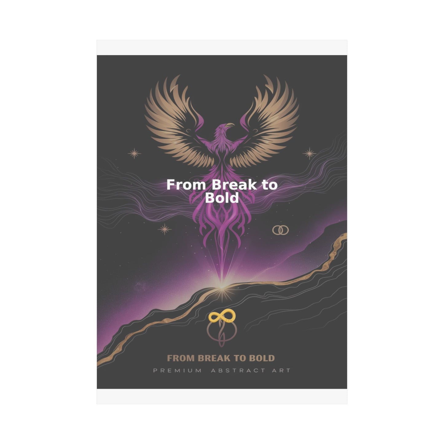 From Break to Bold - Matte Vertical Posters