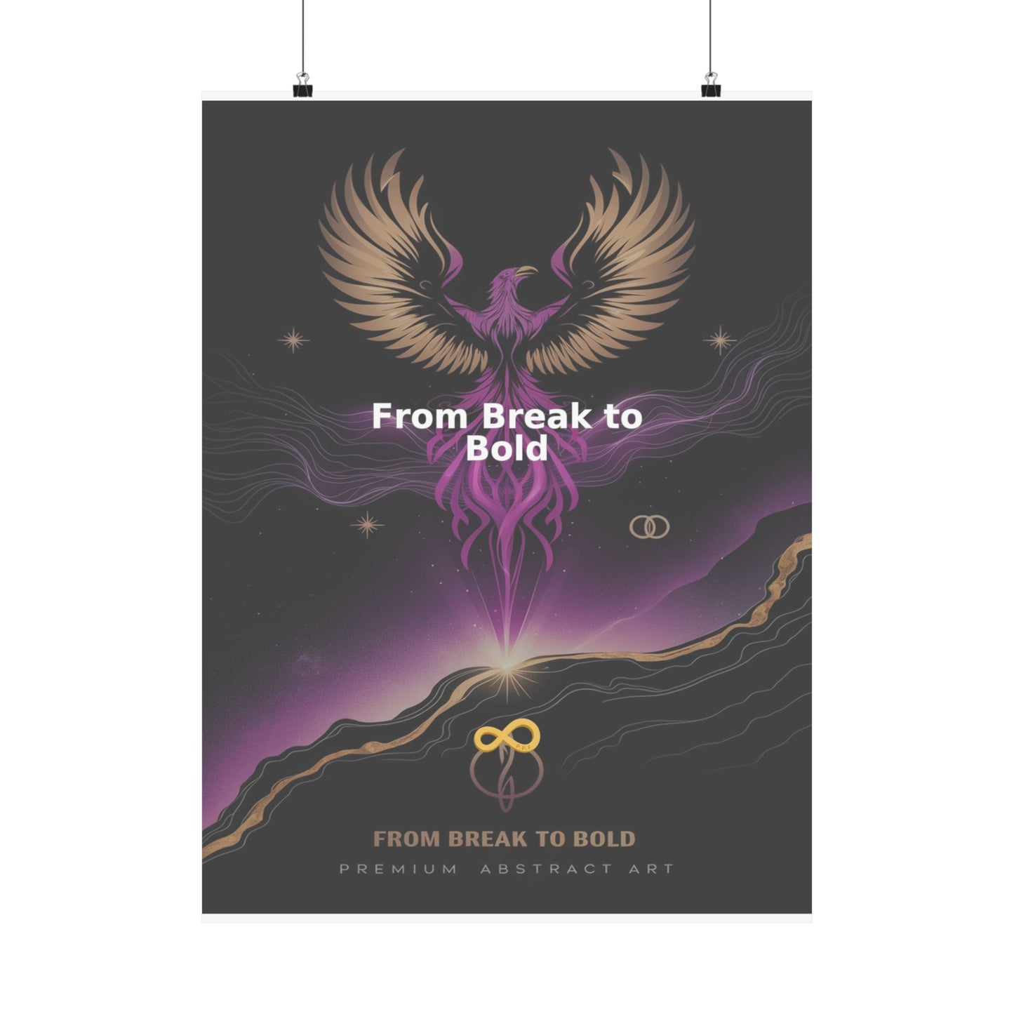 From Break to Bold - Matte Vertical Posters