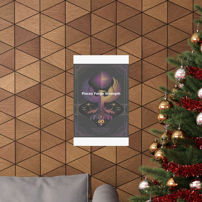 Pieces Forge Strength - Matte Vertical Posters