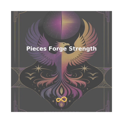 Pieces Forge Strength - Matte Vertical Posters