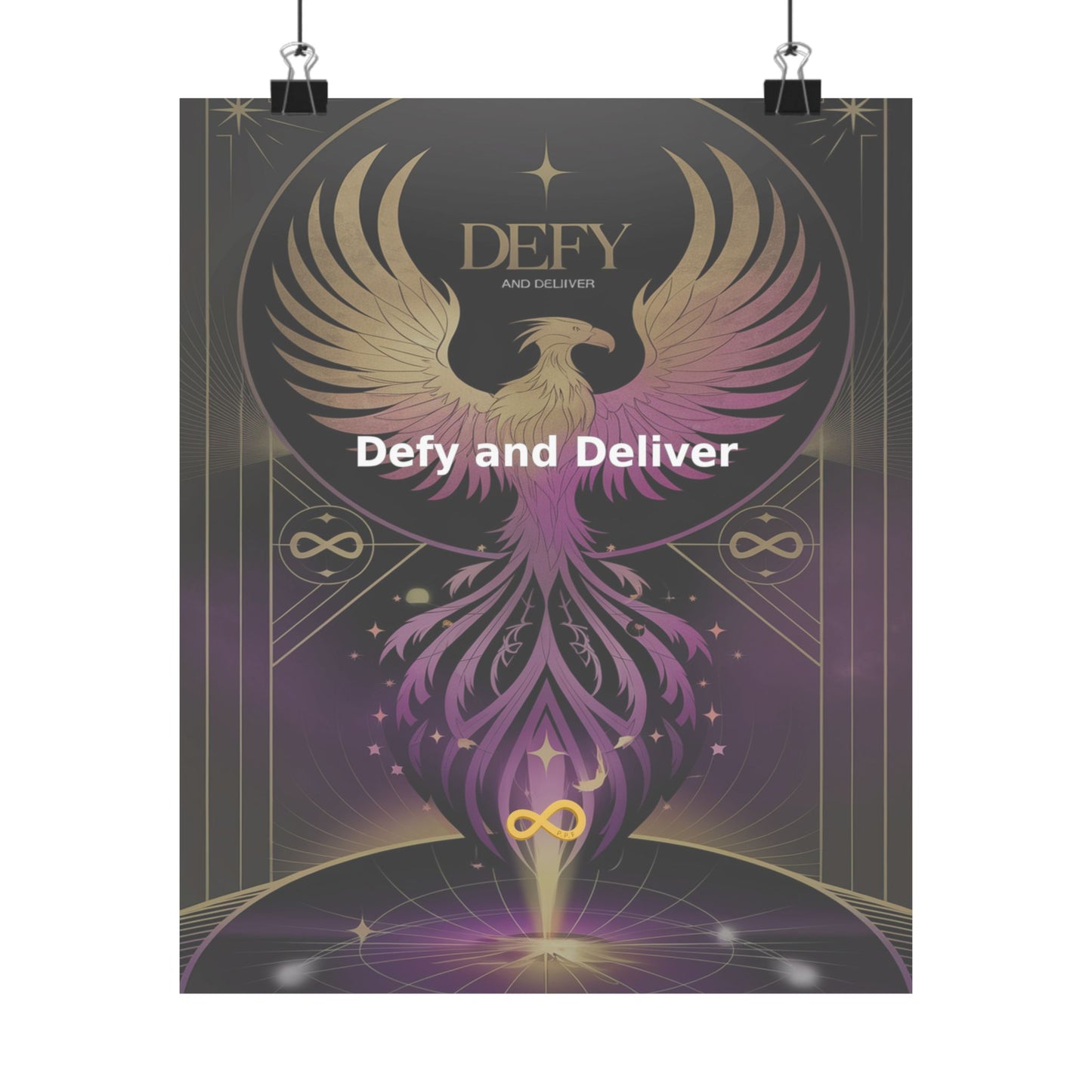 Defy and Deliver - Matte Vertical Posters