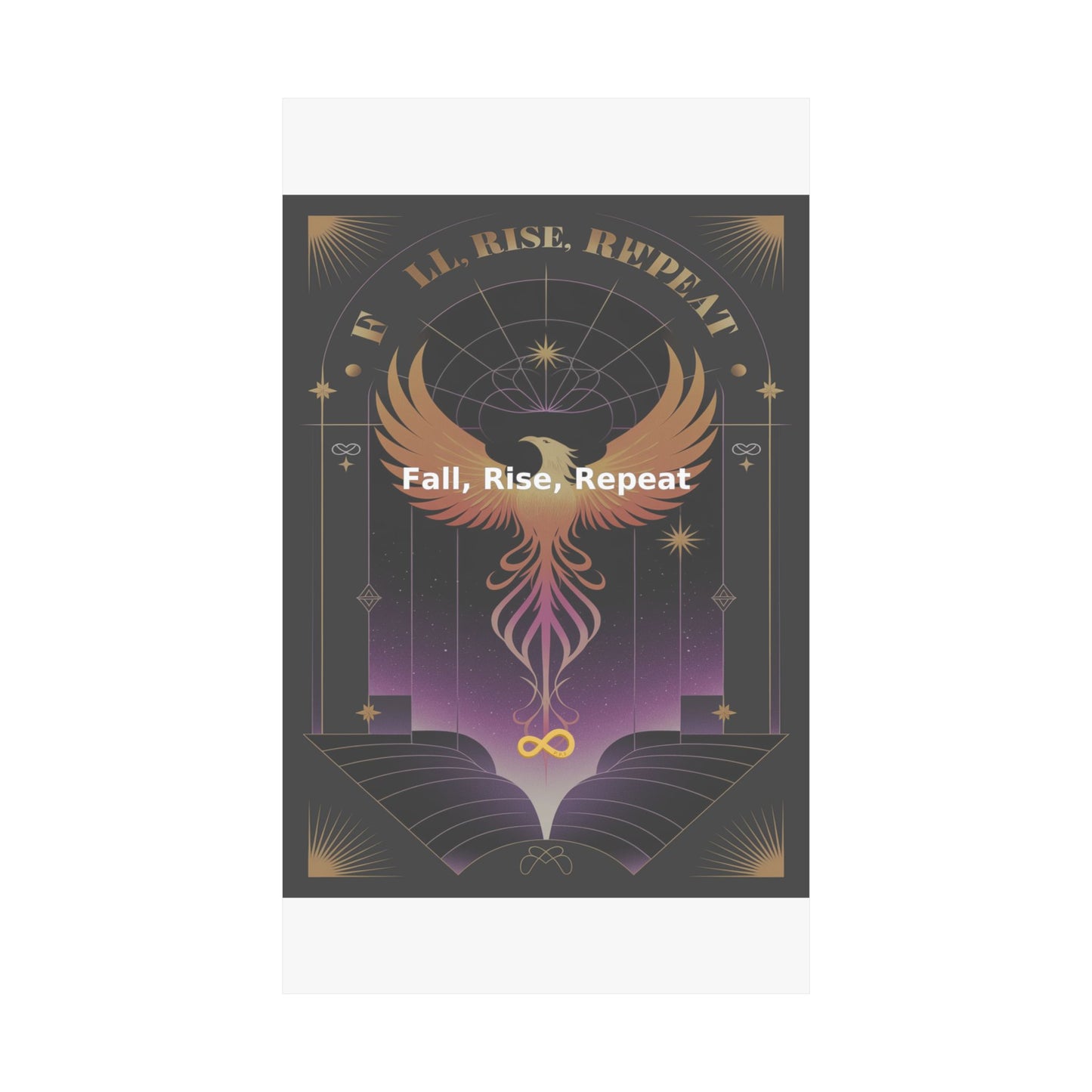 Fall, Rise, Repeat - Matte Vertical Posters