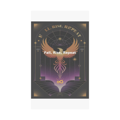 Fall, Rise, Repeat - Matte Vertical Posters
