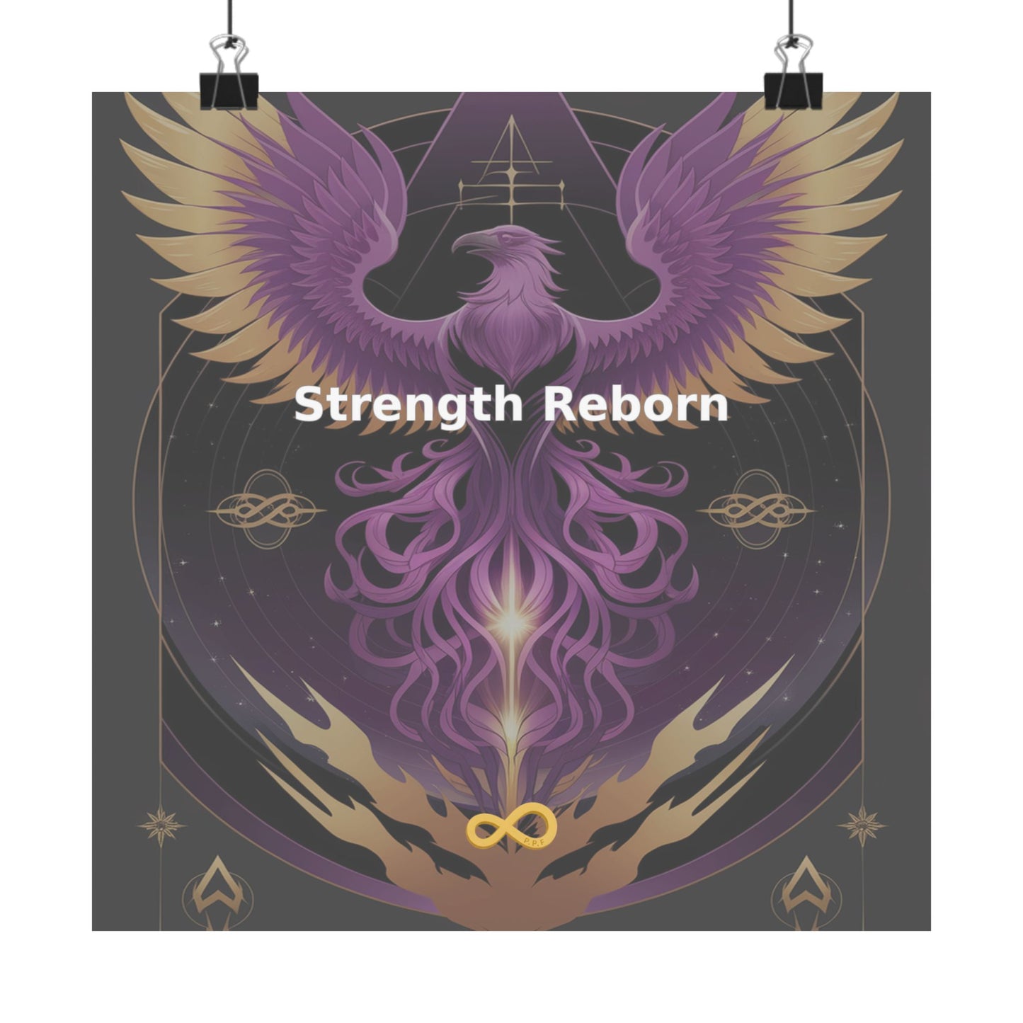 Strength Reborn - Matte Vertical Posters