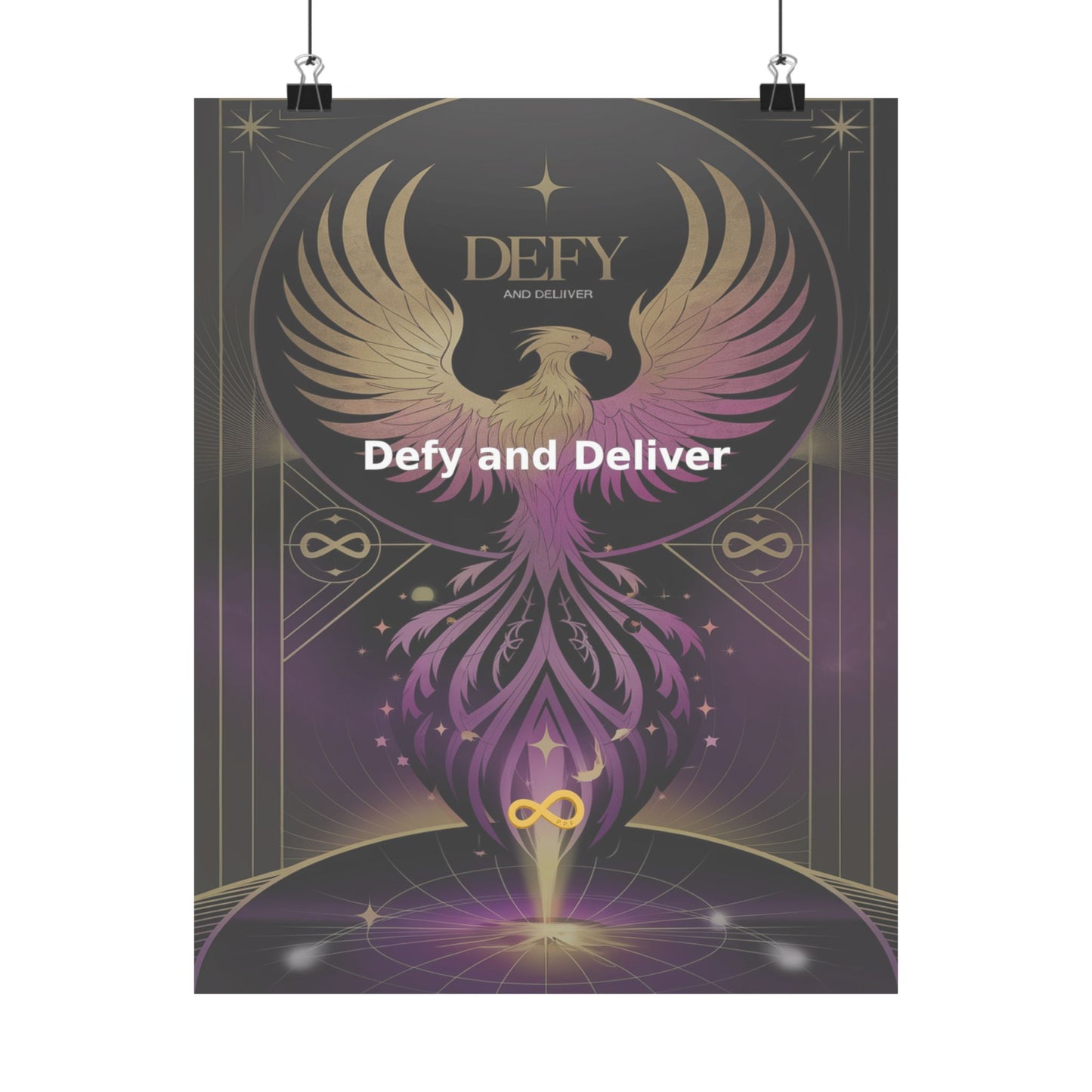 Defy and Deliver - Matte Vertical Posters