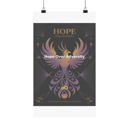 Hope Over Adversity - Matte Vertical Posters