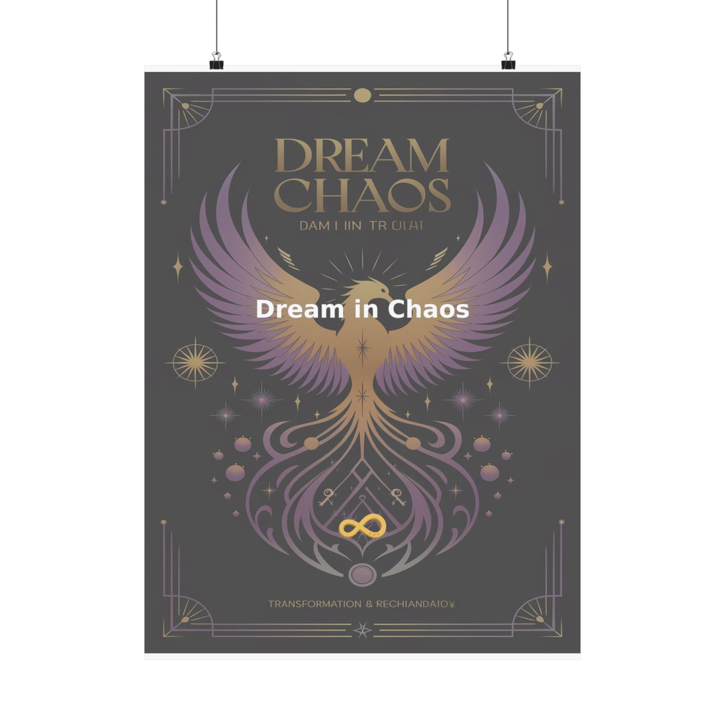 Dream in Chaos - Matte Vertical Posters