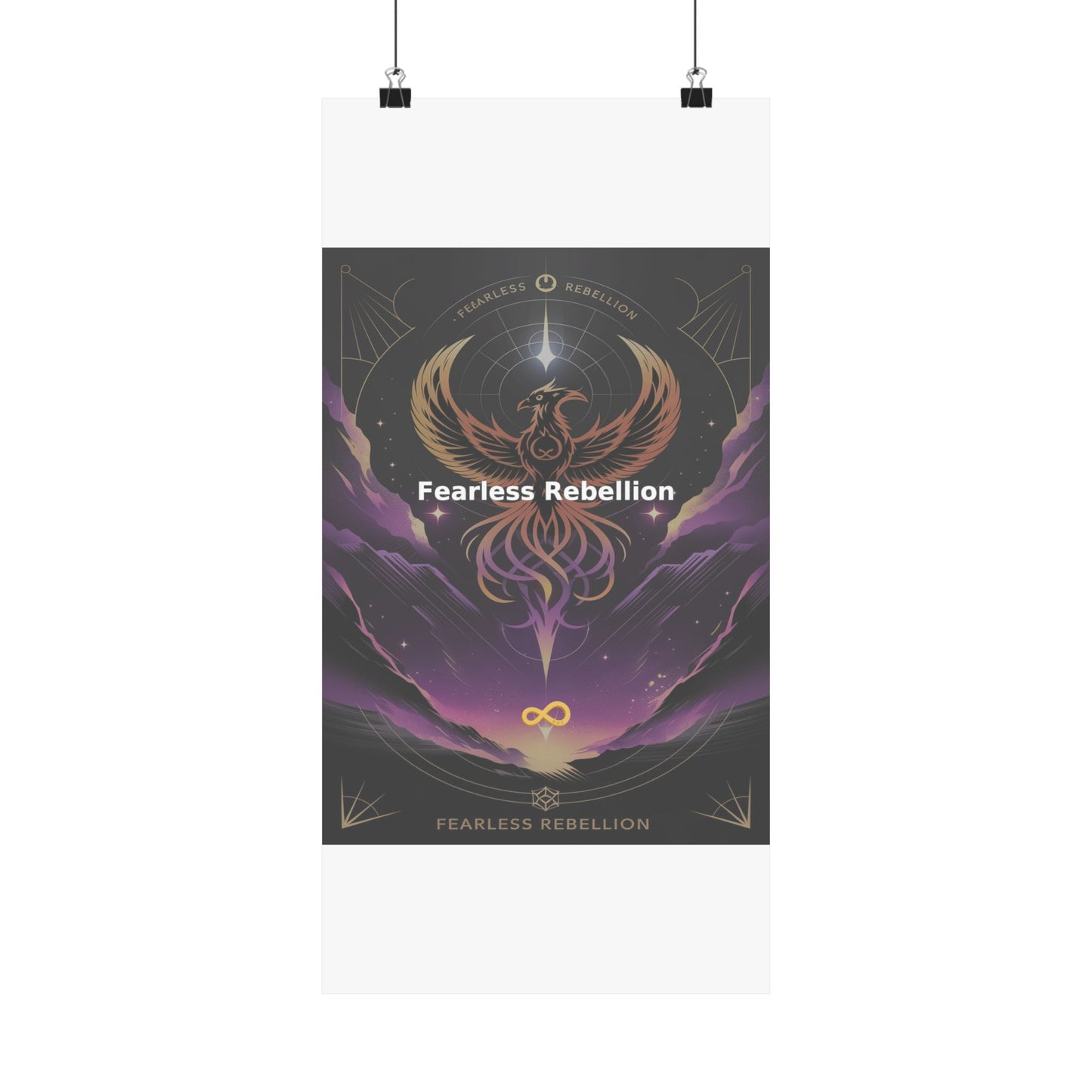 Fearless Rebellion - Matte Vertical Posters