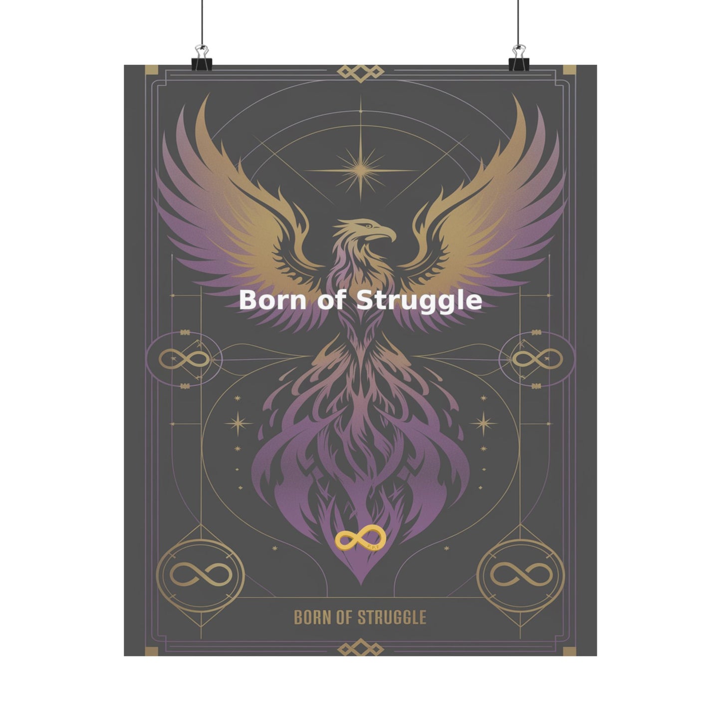 Born of Struggle - Matte Vertical Posters