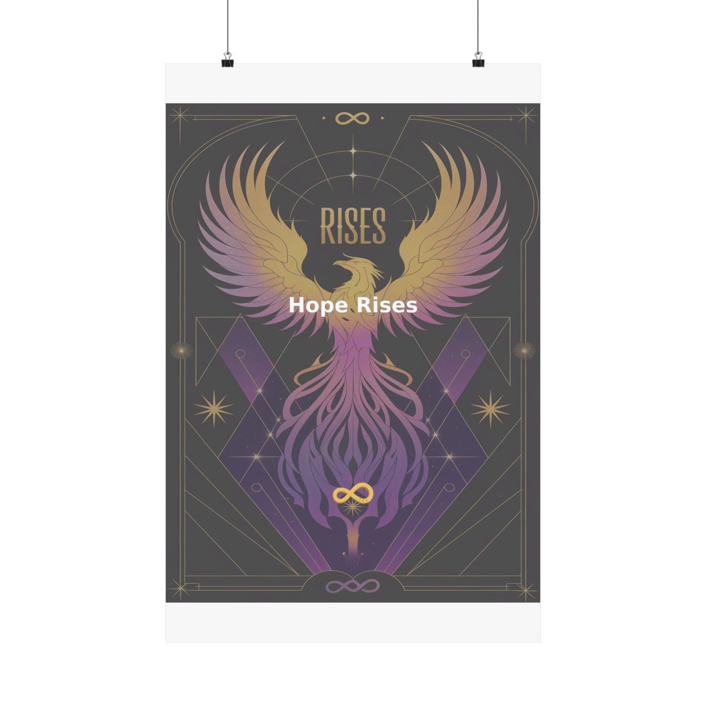 Hope Rises - Matte Vertical Posters