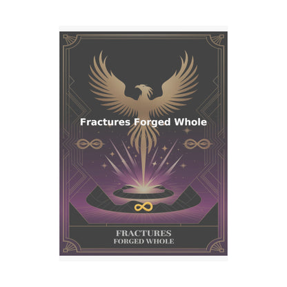 Fractures Forged Whole - Matte Vertical Posters