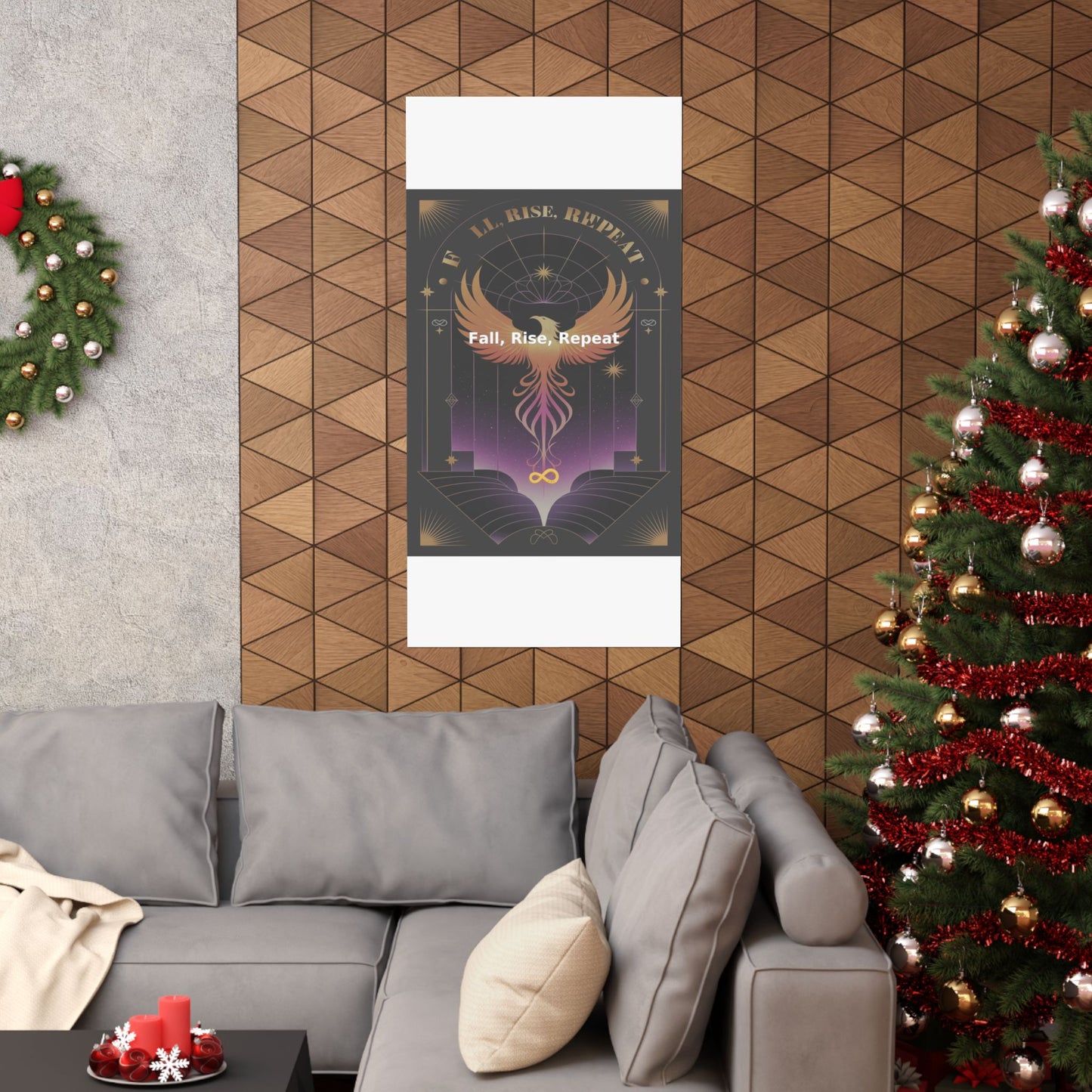 Fall, Rise, Repeat - Matte Vertical Posters