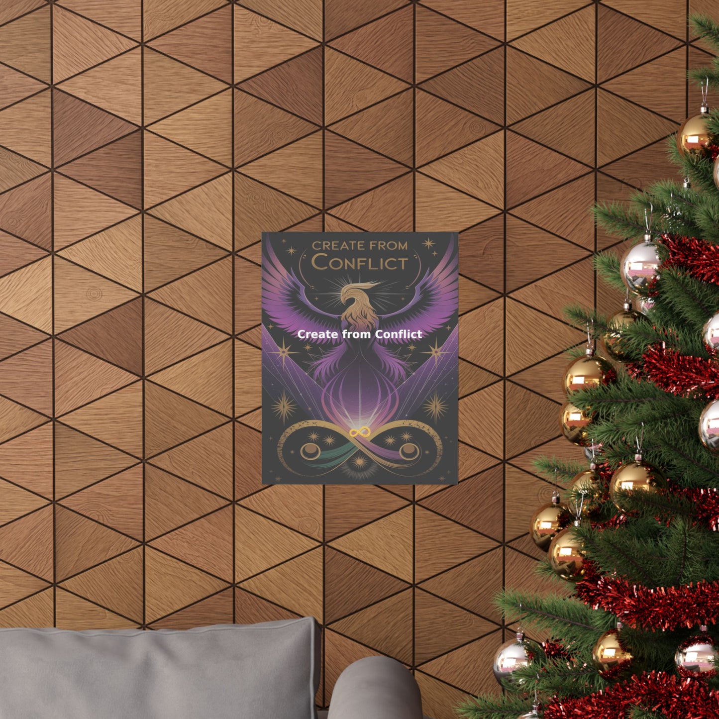 Create from Conflict - Matte Vertical Posters