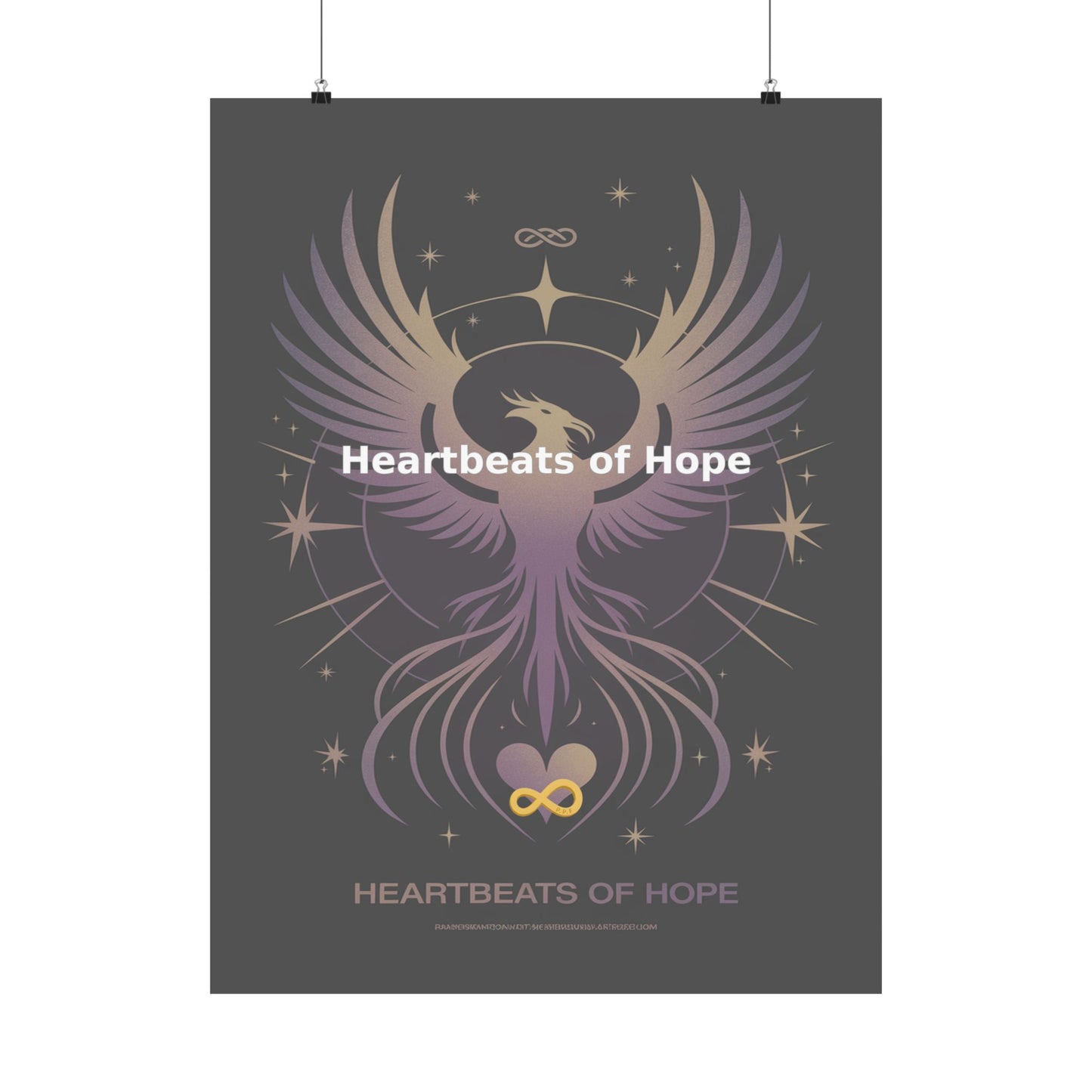 Heartbeats of Hope - Matte Vertical Posters
