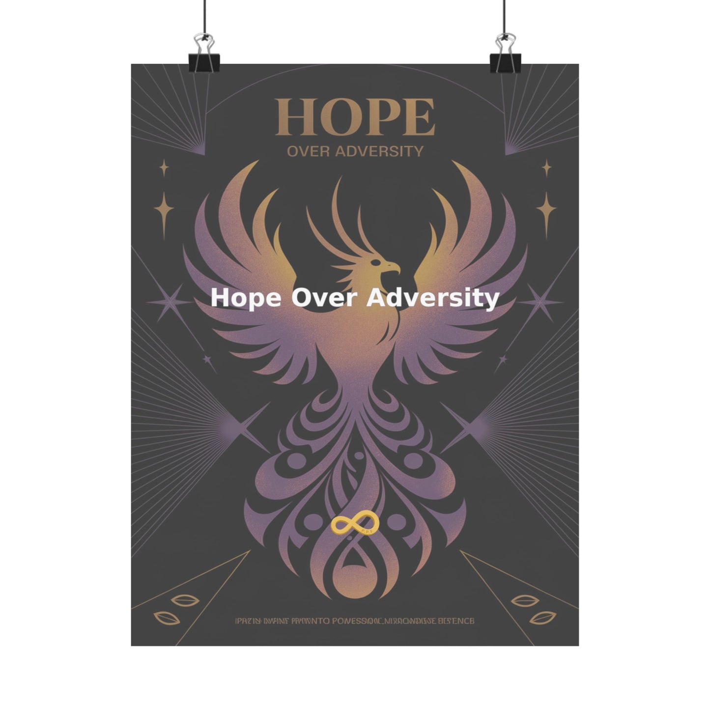 Hope Over Adversity - Matte Vertical Posters