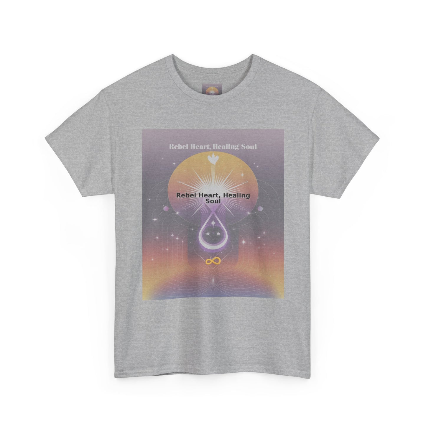Rebel Heart, Healing Soul - Unisex Heavy Cotton Tee