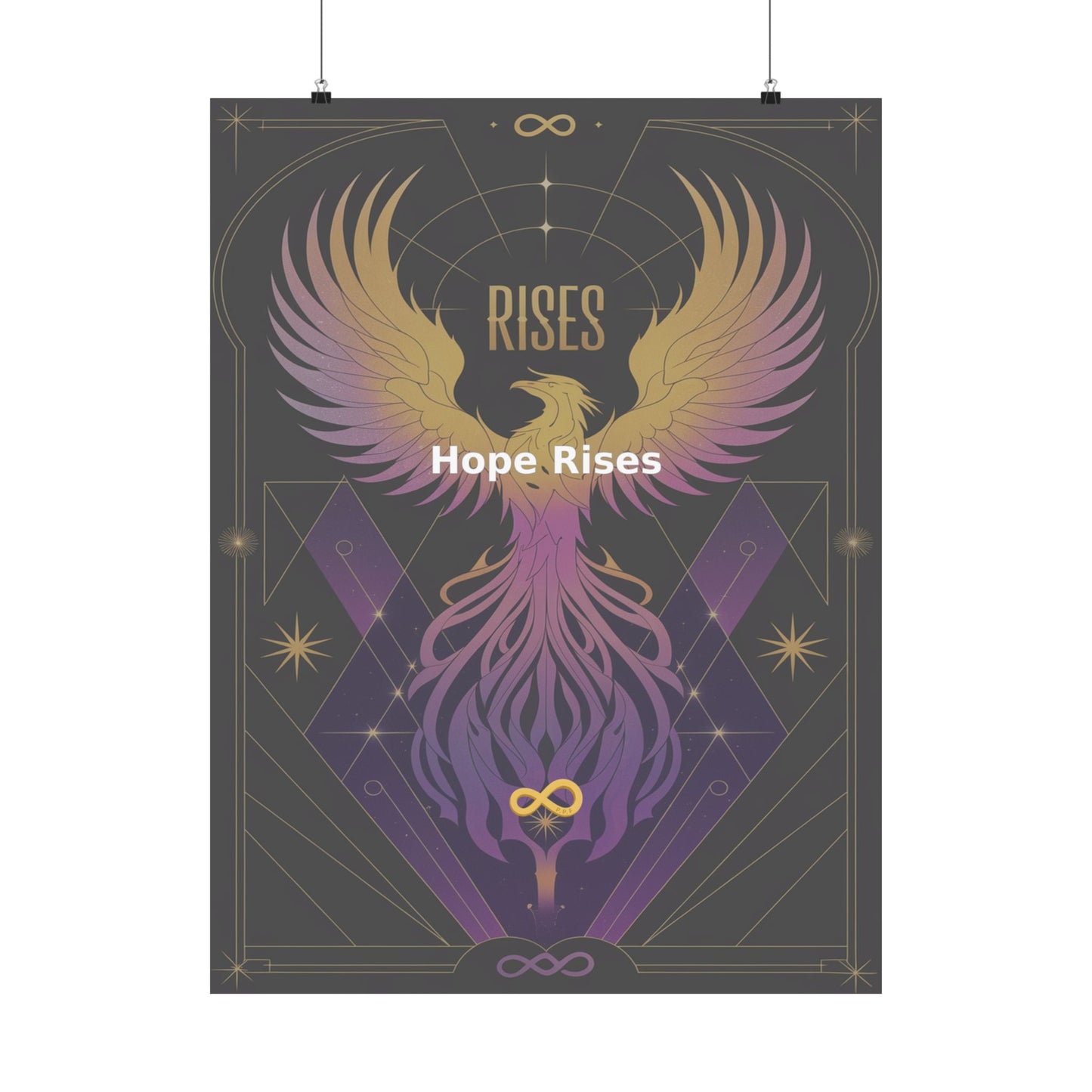 Hope Rises - Matte Vertical Posters