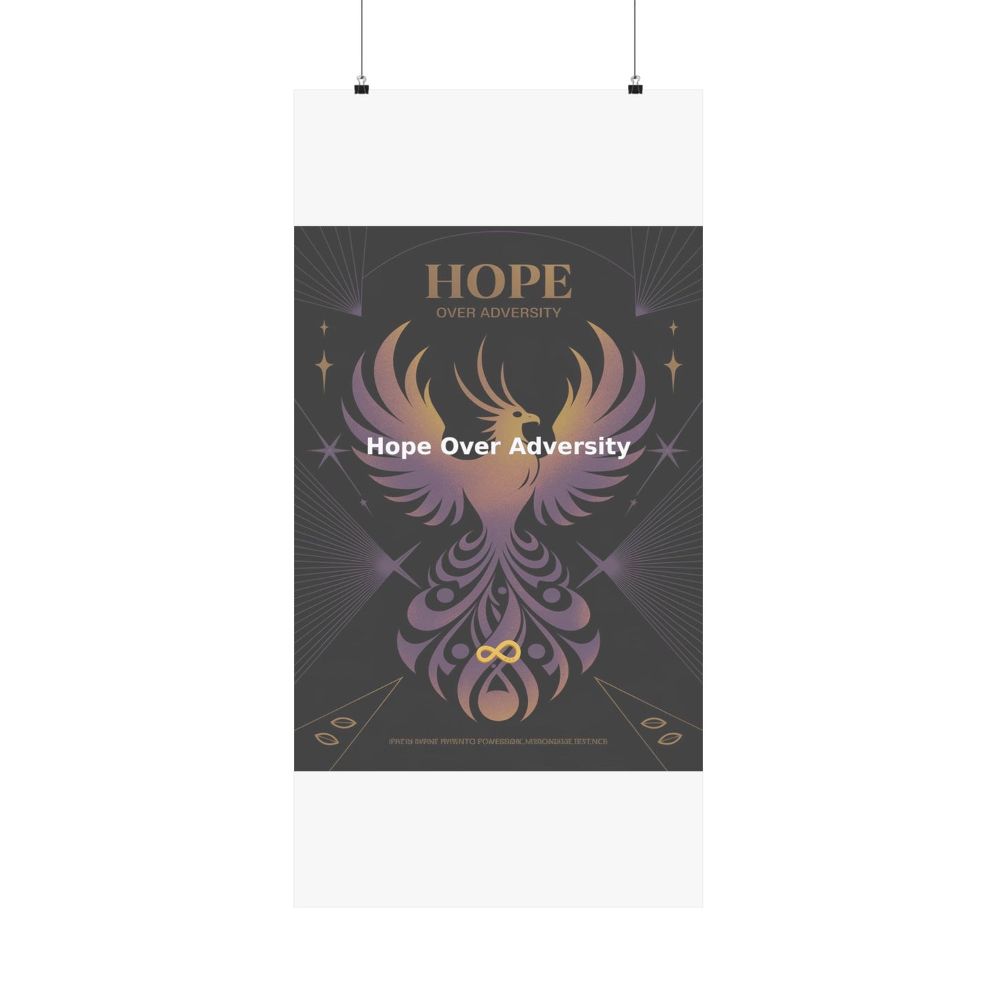 Hope Over Adversity - Matte Vertical Posters