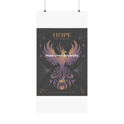 Hope Over Adversity - Matte Vertical Posters