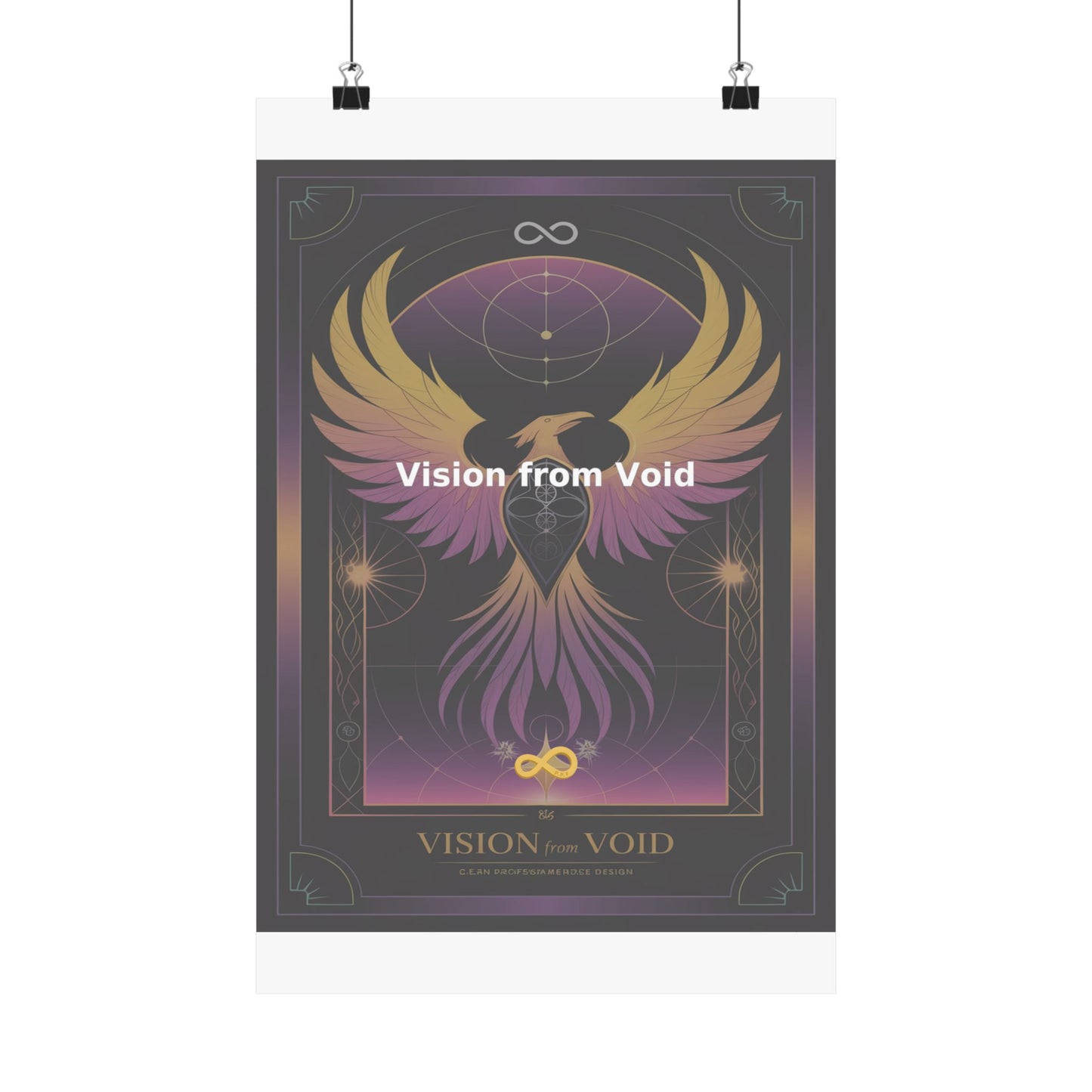 Vision from Void - Matte Vertical Posters