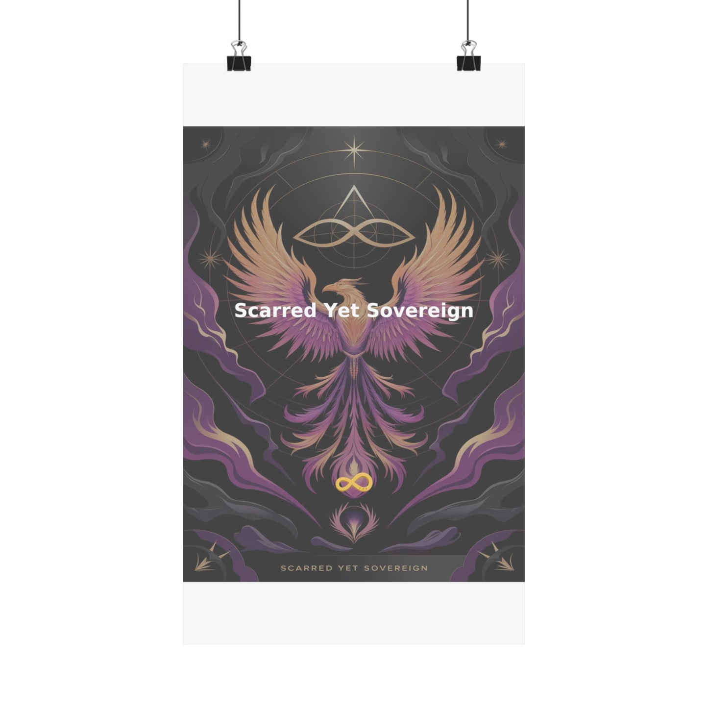 Scarred Yet Sovereign - Matte Vertical Posters