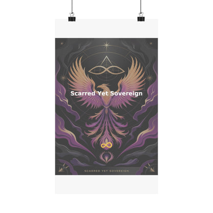 Scarred Yet Sovereign - Matte Vertical Posters
