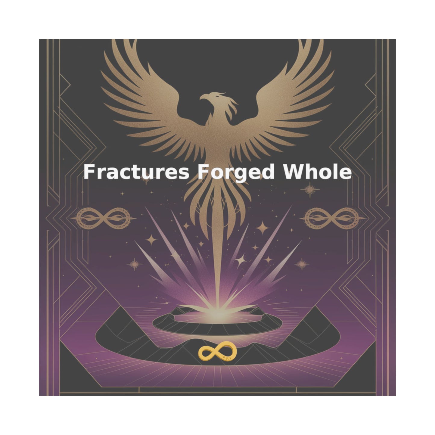 Fractures Forged Whole - Matte Vertical Posters