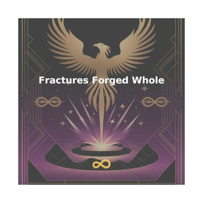 Fractures Forged Whole - Matte Vertical Posters