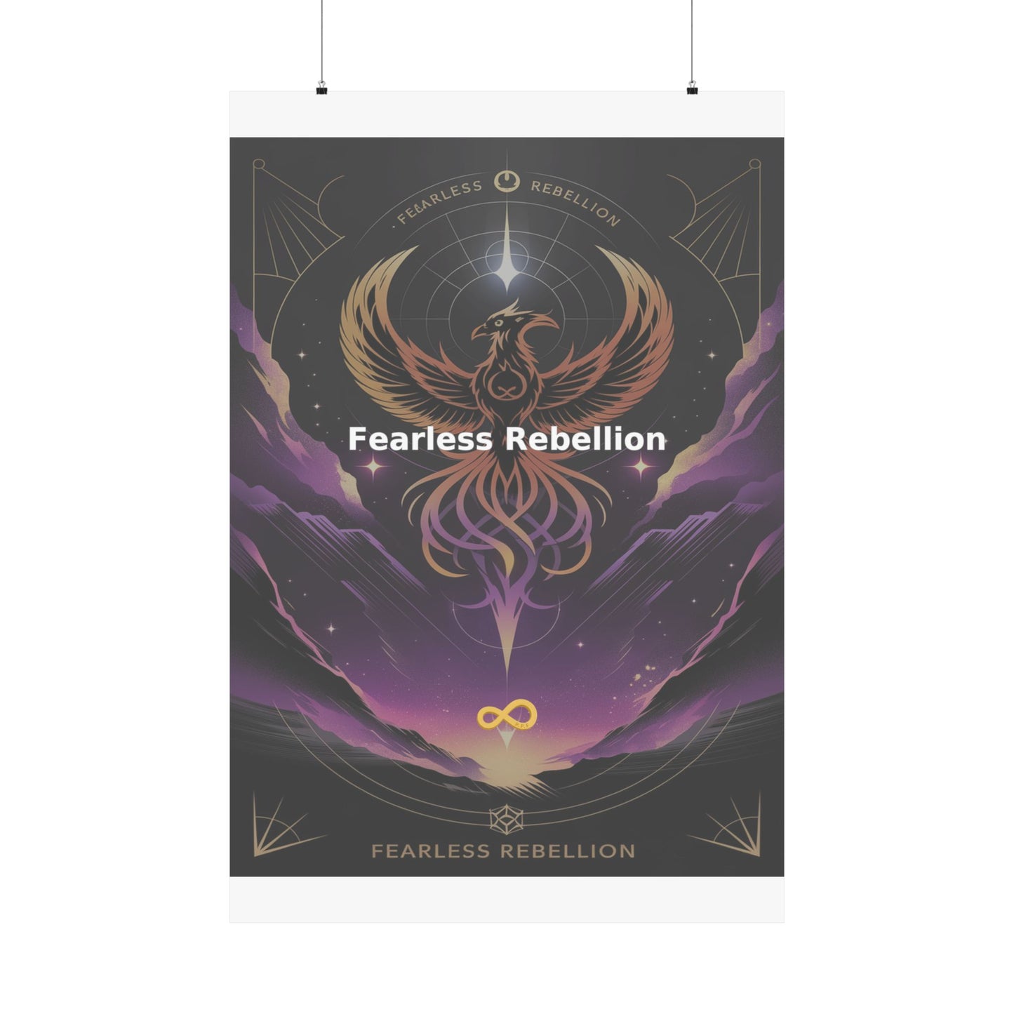 Fearless Rebellion - Matte Vertical Posters