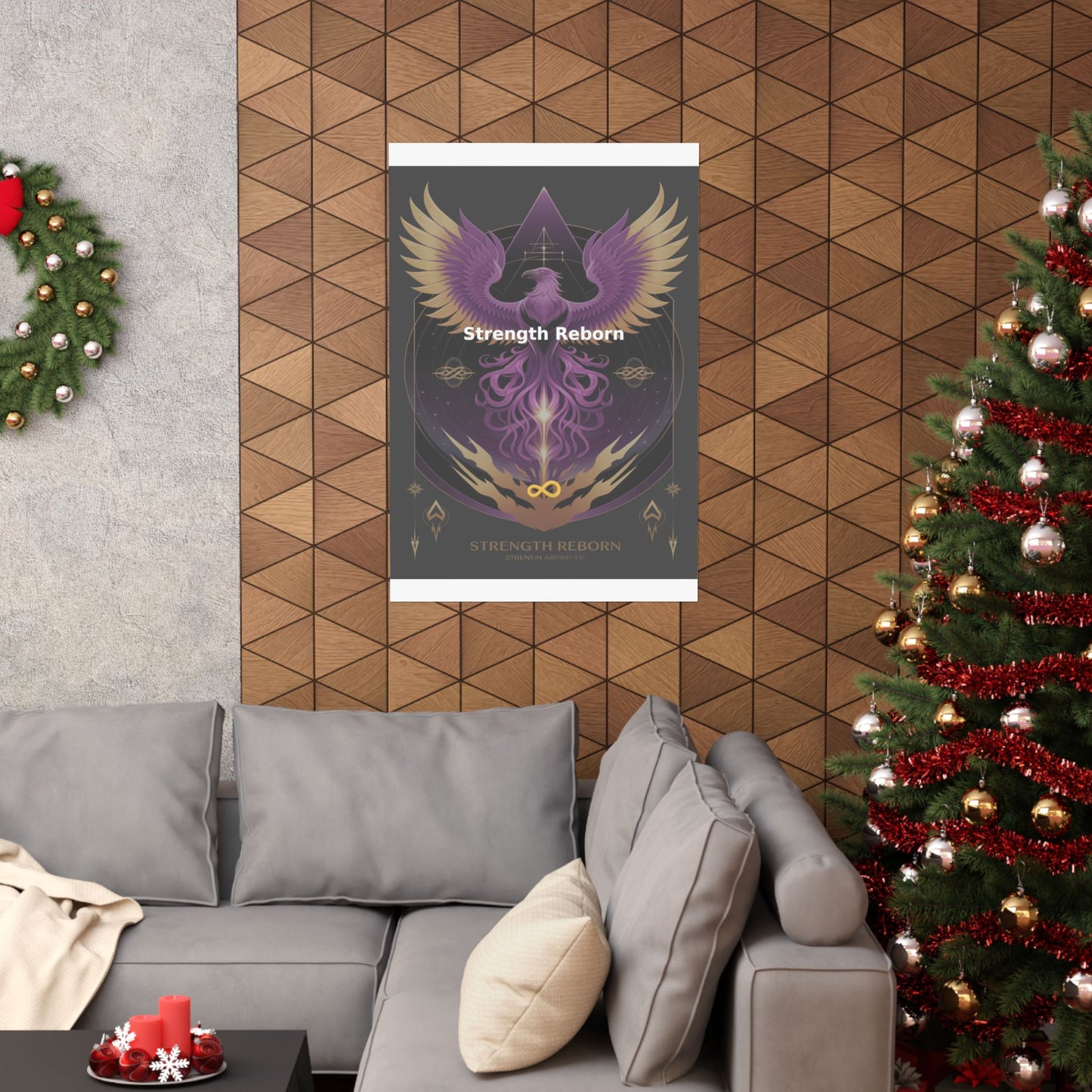 Strength Reborn - Matte Vertical Posters