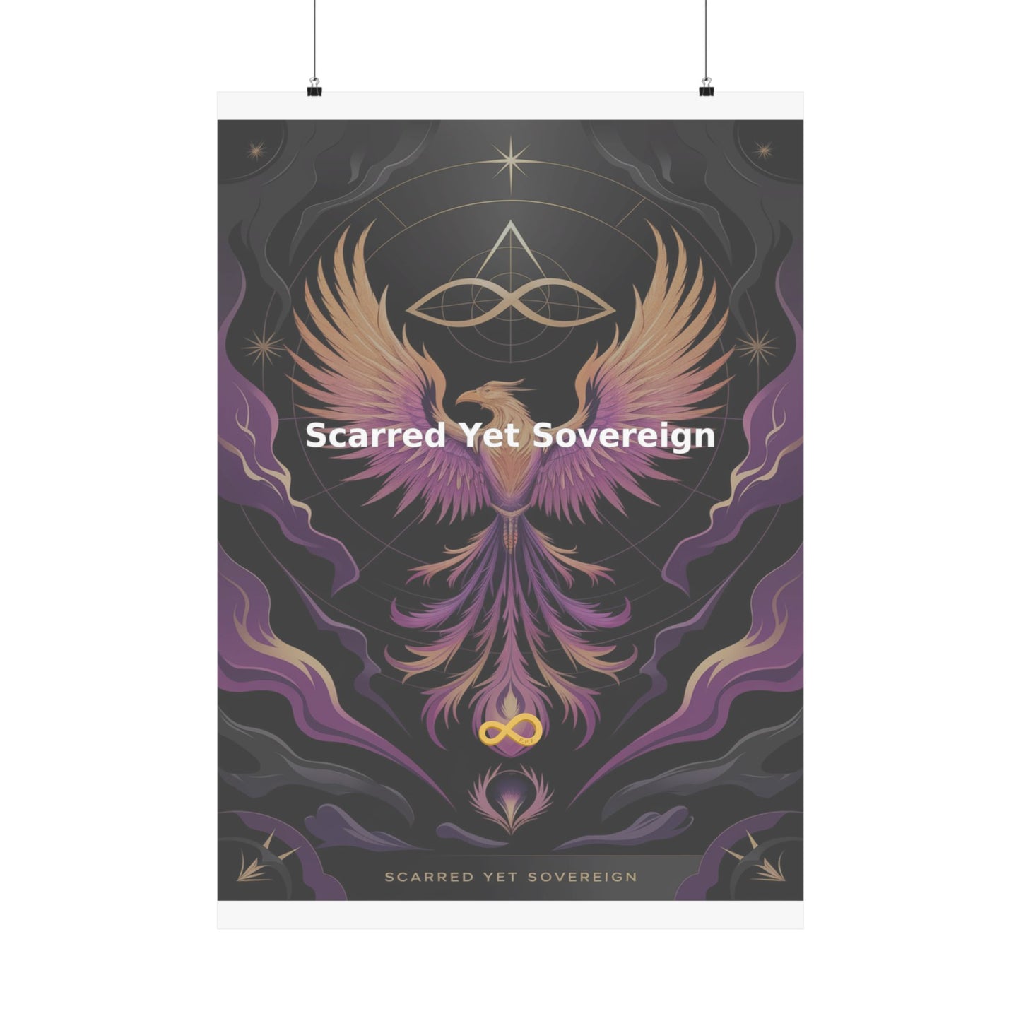 Scarred Yet Sovereign - Matte Vertical Posters