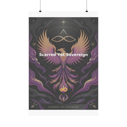 Scarred Yet Sovereign - Matte Vertical Posters
