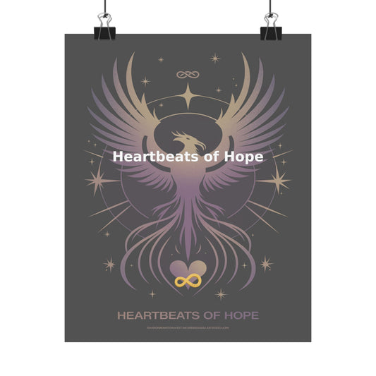 Heartbeats of Hope - Matte Vertical Posters