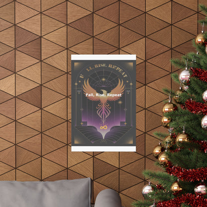 Fall, Rise, Repeat - Matte Vertical Posters