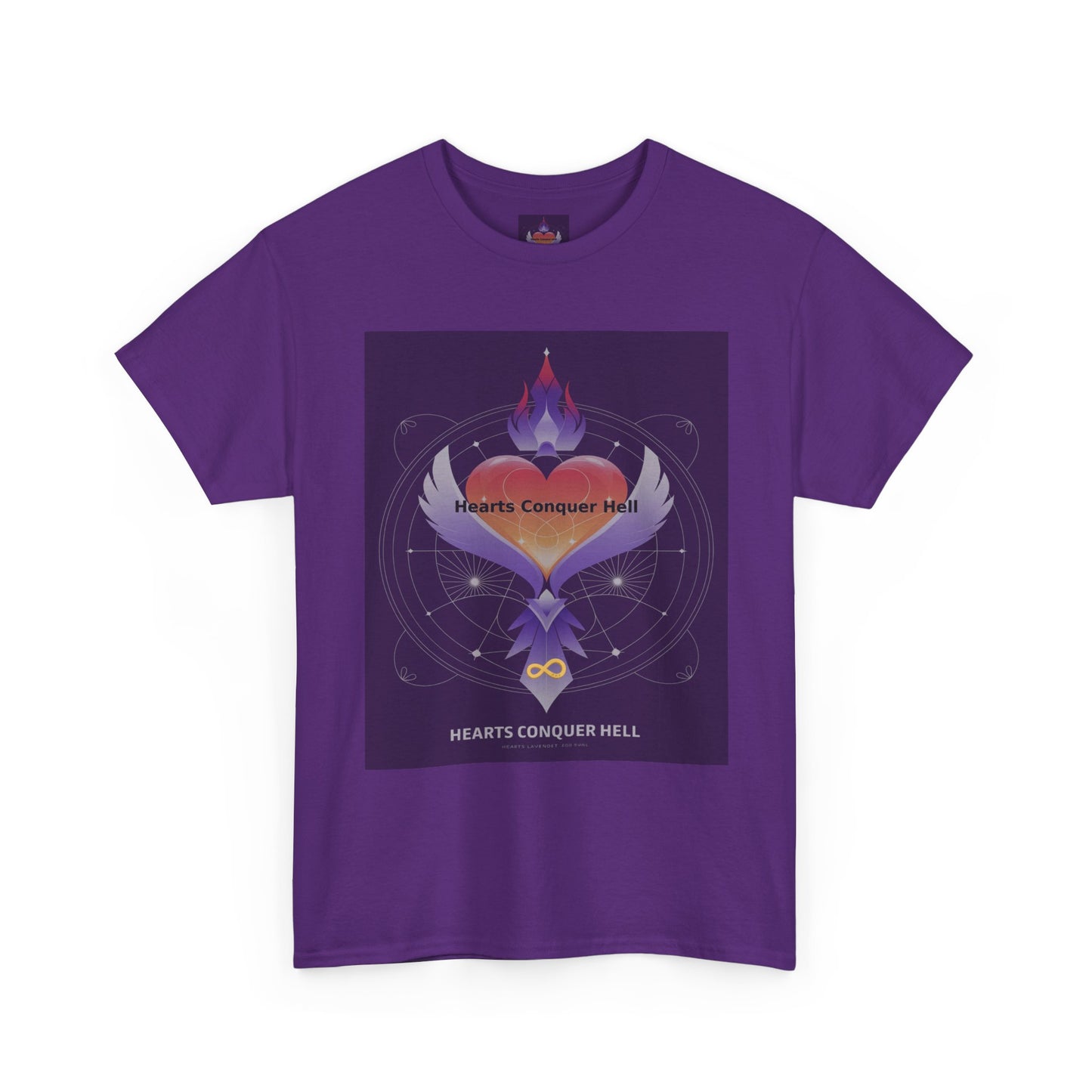 Hearts Conquer Hell - Unisex Heavy Cotton Tee
