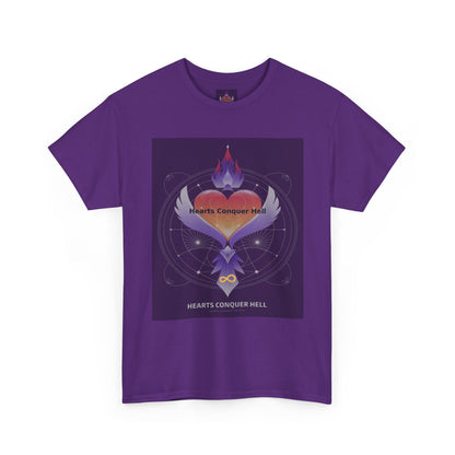 Hearts Conquer Hell - Unisex Heavy Cotton Tee