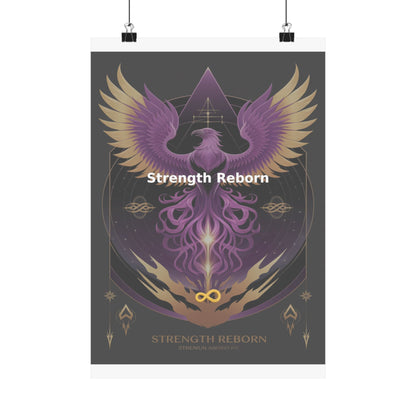 Strength Reborn - Matte Vertical Posters