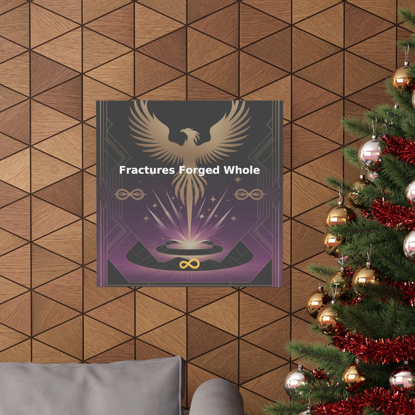 Fractures Forged Whole - Matte Vertical Posters